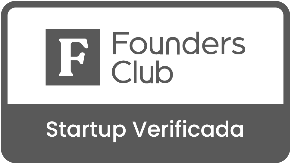 Selo de startup verificada pela Founders Club